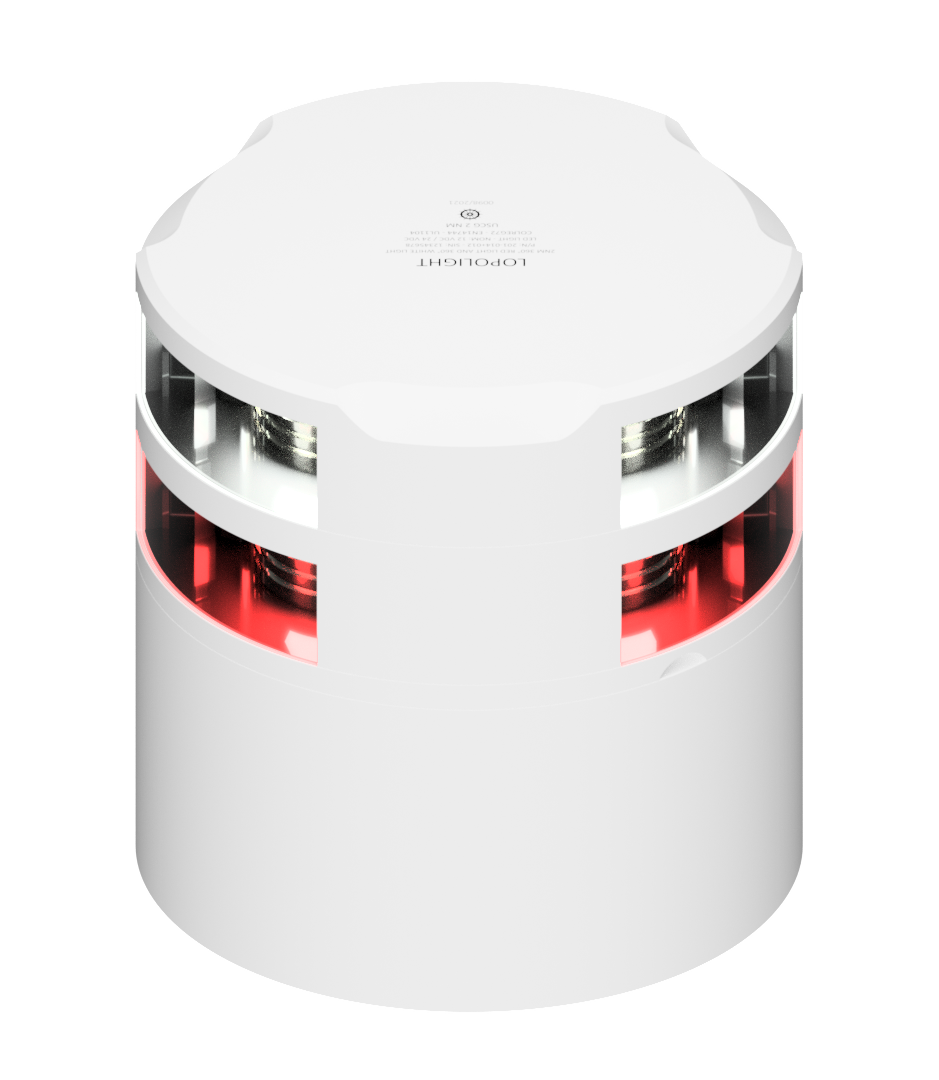 2nm 360° Red/White, Single, white ceramic coated 2nm 360° Red/White, Single, white ceramic coated